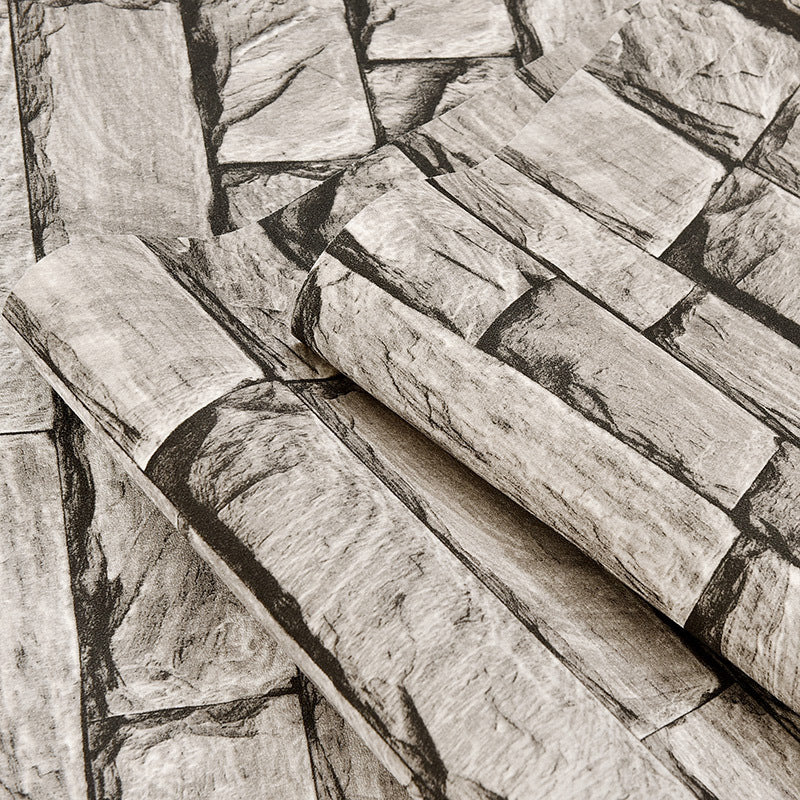 Moisture Resistant Brick Look Wallpaper 33' L x 20.5" W Rustic Wall Covering for Restaurant Clearhalo 'Country wall decor' 'Rustic' 'Wallpaper' Wall Decor' 1756919