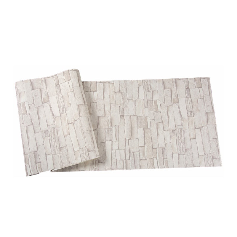 Moisture Resistant Brick Look Wallpaper 33' L x 20.5" W Rustic Wall Covering for Restaurant Clearhalo 'Country wall decor' 'Rustic' 'Wallpaper' Wall Decor' 1756926