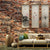Dark Color Industrial Wallpaper Roll 33' L x 20.5" W Brick Wall Decor for House Interior Dark Brown Clearhalo 'Industrial wall decor' 'Industrial' 'Wallpaper' Wall Decor' 1756966