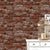 Industrial Construction Brick Wallpaper Pastel Color Stain-Proof Wall Art for Home