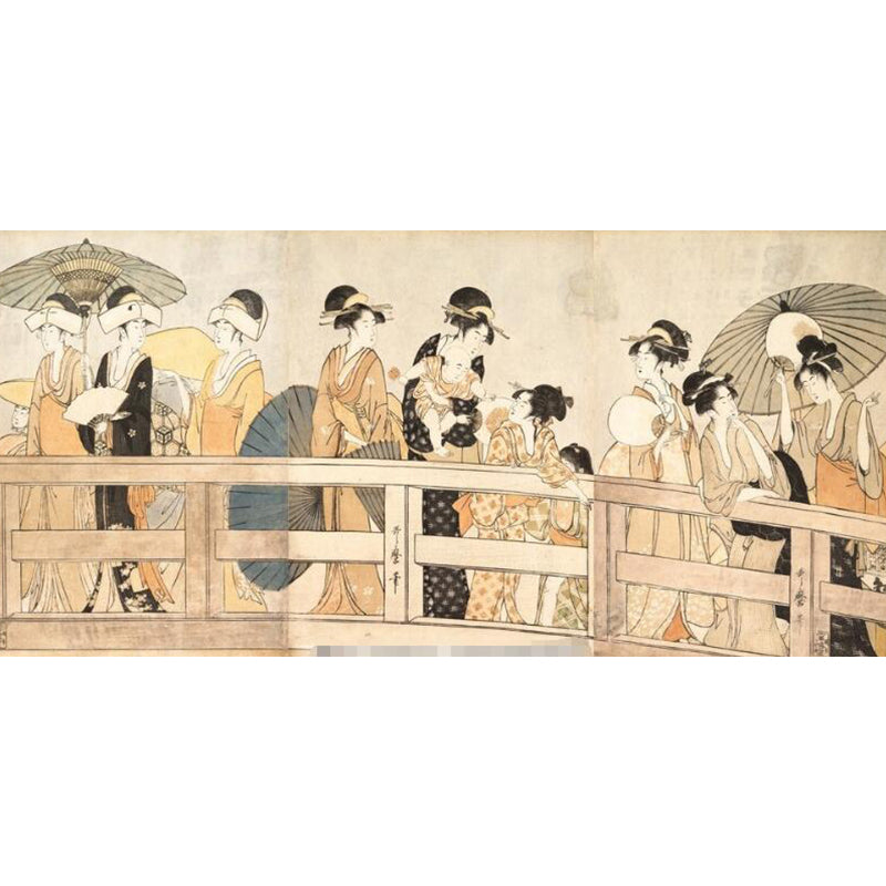 Full Size Illustration Modern Mural Wallpaper with Asian Ancient Figures in Light Color Clearhalo 'Wall Decor' 'Wall Mural' 1757015