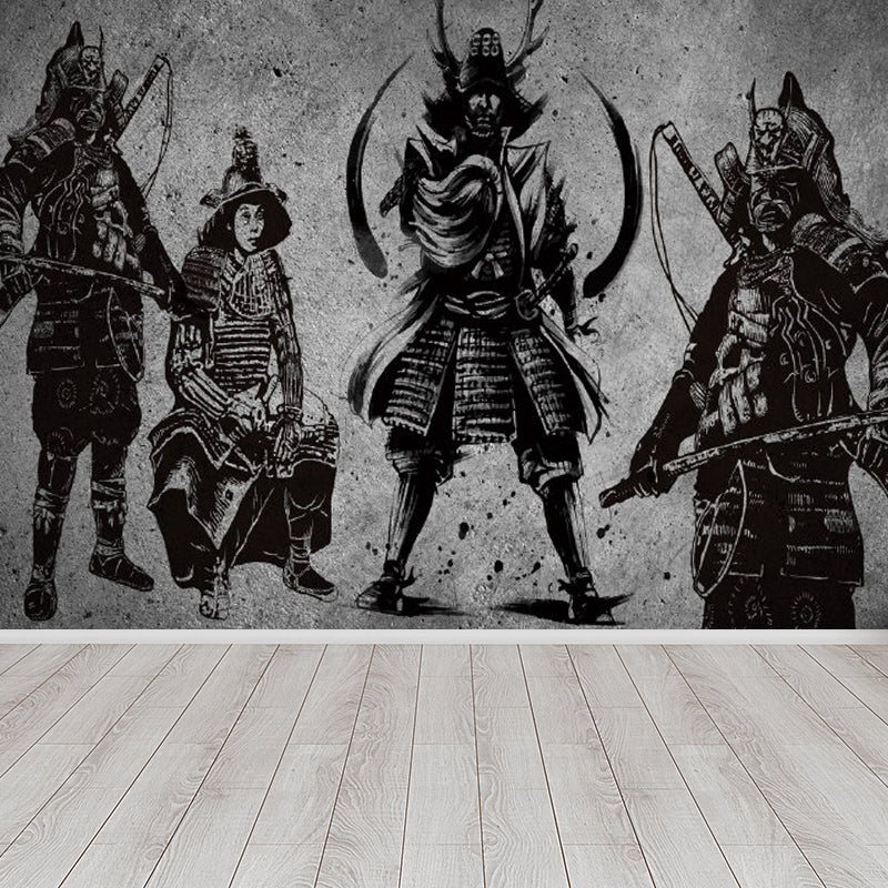 Non-Woven Decorative Wall Mural Modern Asian Pattern Wall Covering for Living Room Clearhalo 'Wall Decor' 'Wall Mural' 1757038