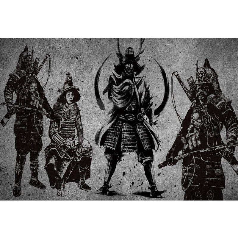 Non-Woven Decorative Wall Mural Modern Asian Pattern Wall Covering for Living Room Clearhalo 'Wall Decor' 'Wall Mural' 1757040