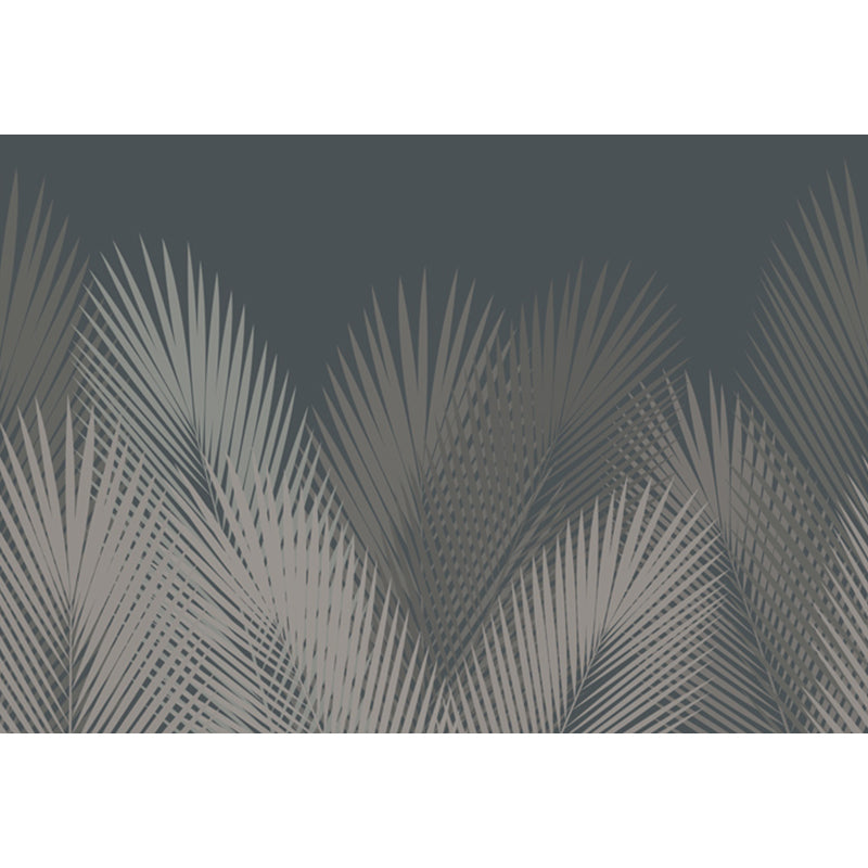 Pastel Color Leaves Mural Wallpaper Moisture-Proof Wall Covering for Living Room Clearhalo 'Wall Decor' 'Wall Mural' 1757085