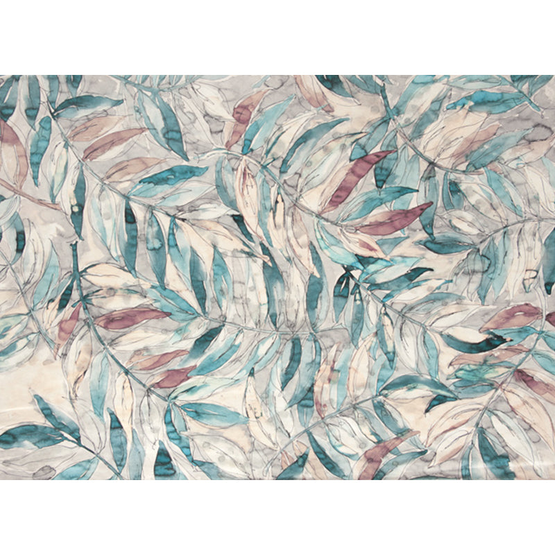 Pastel Color Leaves Mural Wallpaper Moisture-Proof Wall Covering for Living Room Clearhalo 'Wall Decor' 'Wall Mural' 1757095