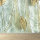 Illustration Style Leaves Wall Mural Giant Wall Covering for Dining Room, Custom Clearhalo 'Wall Decor' 'Wall Mural' 1757113
