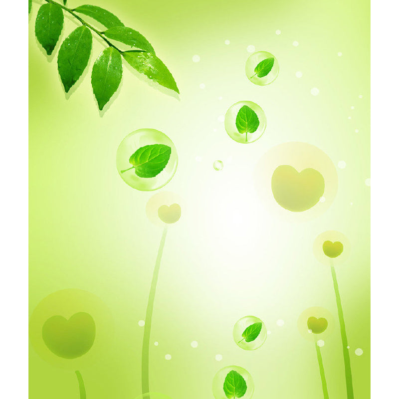 Soft Color Contemporary Mural Wallpaper Huge Botanical Wall Decor for Living Room Clearhalo 'Wall Decor' 'Wall Mural' 1757140