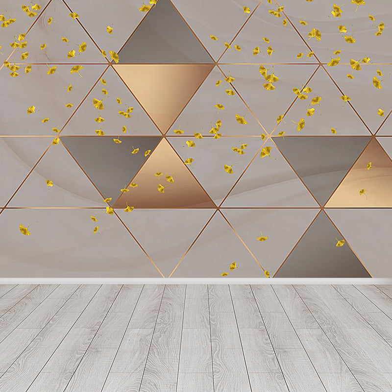 Extra Large Botanical Mural Light Color Non-Woven Wall Art for Indoor Decor, Customised Clearhalo 'Wall Decor' 'Wall Mural' 1757218