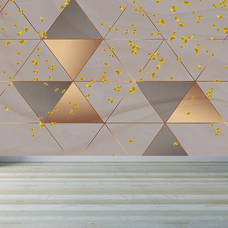 Extra Large Botanical Mural Light Color Non-Woven Wall Art for Indoor Decor, Customised Clearhalo 'Wall Decor' 'Wall Mural' 1757219