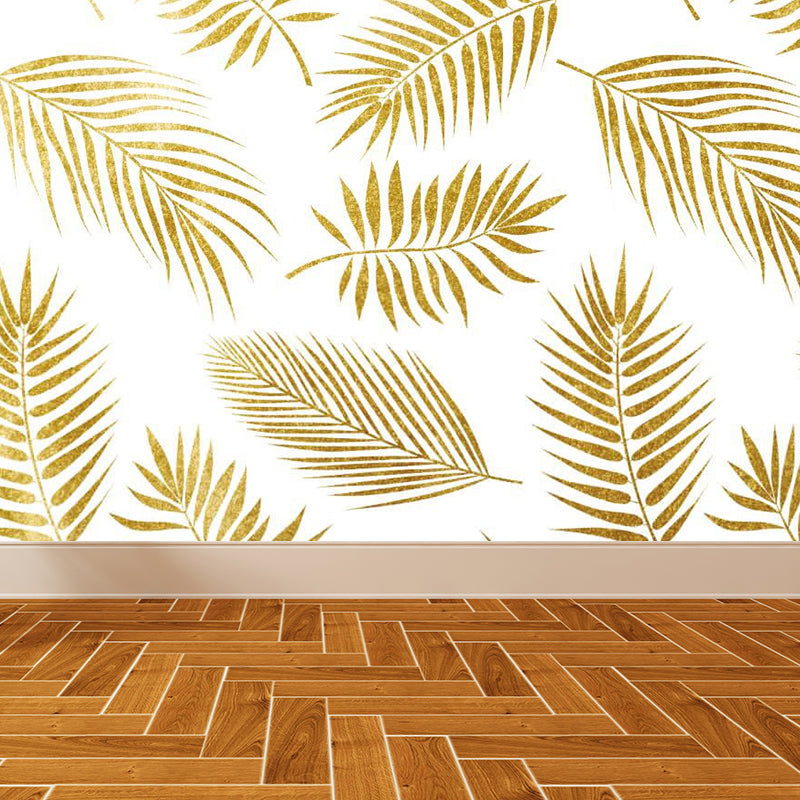 Extra Large Botanical Mural Light Color Non-Woven Wall Art for Indoor Decor, Customised Clearhalo 'Wall Decor' 'Wall Mural' 1757223