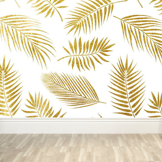 Extra Large Botanical Mural Light Color Non-Woven Wall Art for Indoor Decor, Customised Clearhalo 'Wall Decor' 'Wall Mural' 1757224