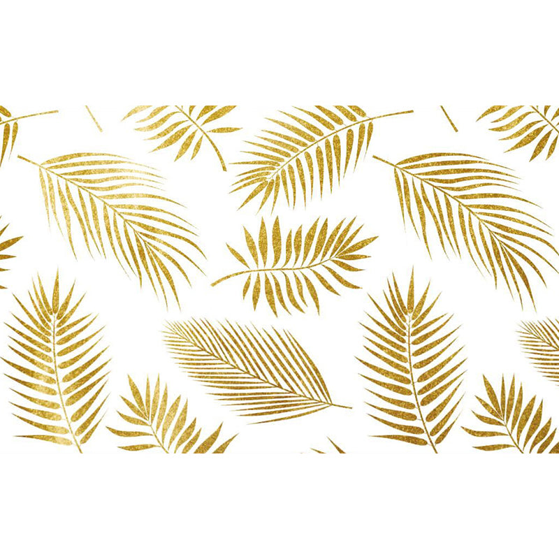 Extra Large Botanical Mural Light Color Non-Woven Wall Art for Indoor Decor, Customised Clearhalo 'Wall Decor' 'Wall Mural' 1757225