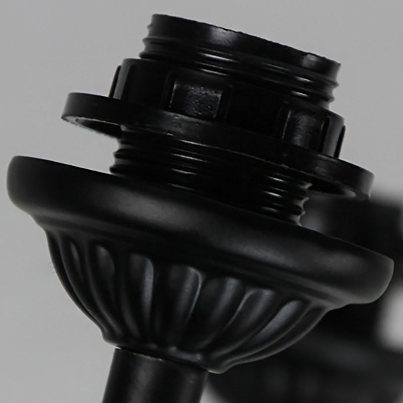 6/8 Lights Grid Pattern Chandelier Lamp with 16" Hanging Chain Traditional Tiffany Pendant Light in Clear Clearhalo 'Ceiling Lights' 'Chandeliers' 'Clear' 'Industrial' 'Middle Century Chandeliers' 'Modern' 'Tiffany Chandeliers' 'Tiffany close to ceiling' 'Tiffany' 'Traditional Chandeliers' Lighting' 175732