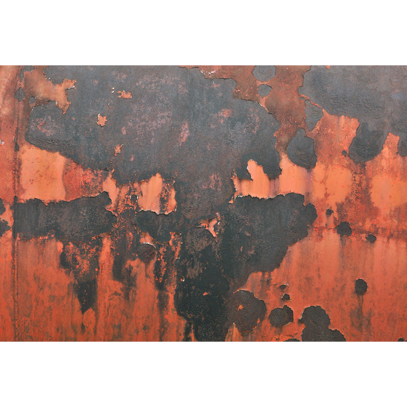 Industrial Rusted Wallpaper Mural Non-Woven Fabric Waterproof Dark Color Wall Art Clearhalo 'Wall Decor' 'Wall Mural' 1757325