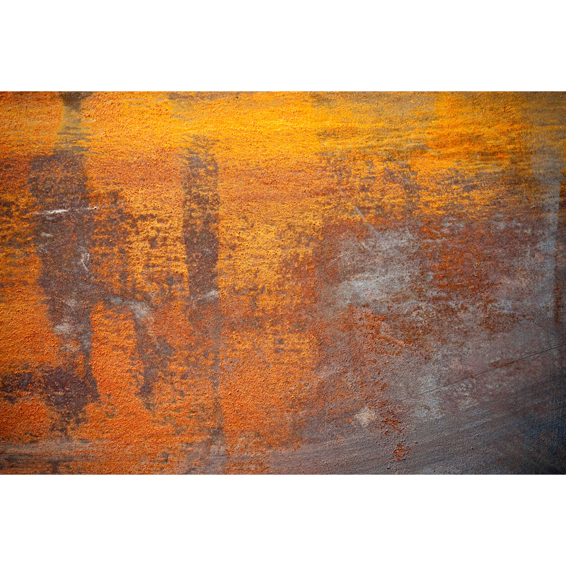 Industrial Rusted Wallpaper Mural Non-Woven Fabric Waterproof Dark Color Wall Art Clearhalo 'Wall Decor' 'Wall Mural' 1757335