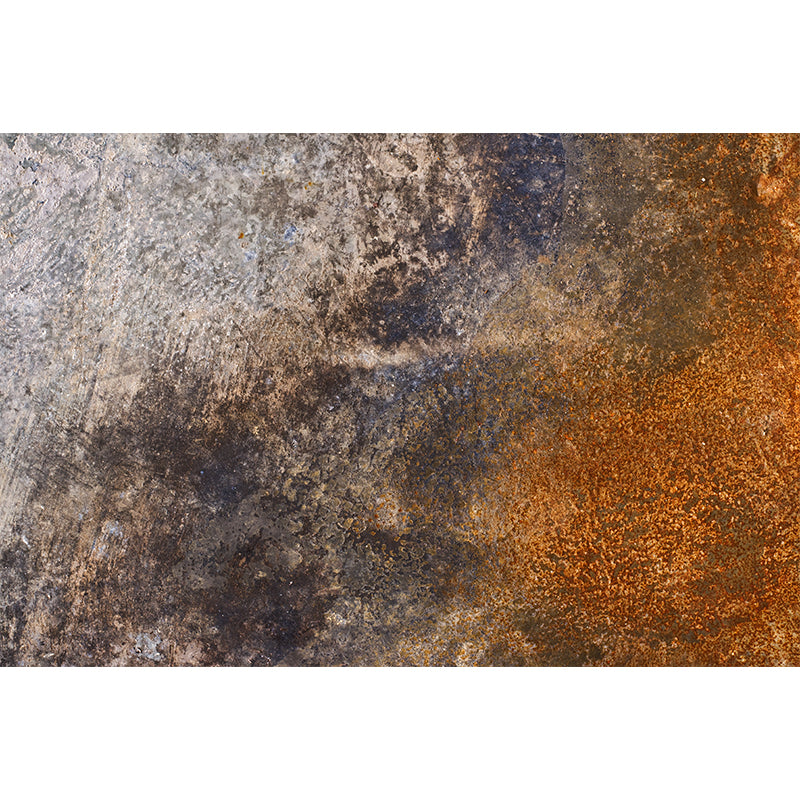 Metal Corrosion Wall Mural Decal Steampunk Washable Living Room Wall Covering, Custom Made Clearhalo 'Wall Decor' 'Wall Mural' 1757360