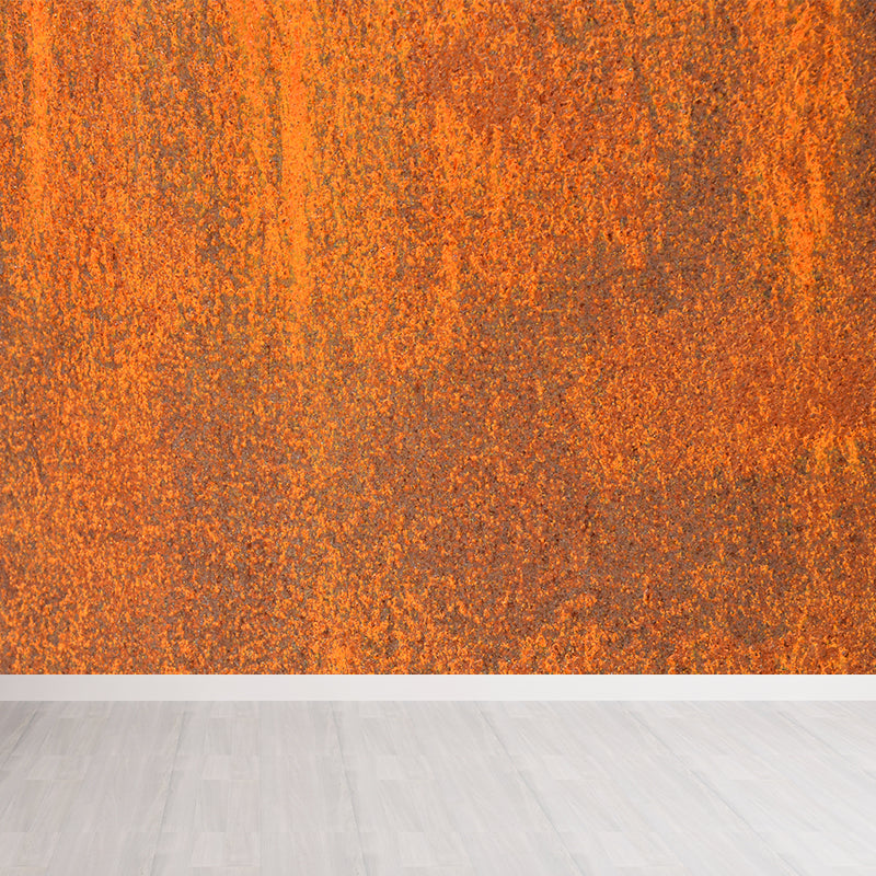 Metal Corrosion Wall Mural Decal Steampunk Washable Living Room Wall Covering, Custom Made Clearhalo 'Wall Decor' 'Wall Mural' 1757364