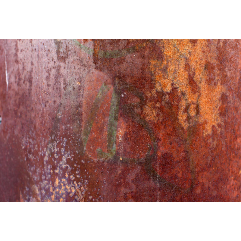 Non-Woven Waterproof Mural Industrial Rusted Metal Surface Wall Covering for Room Clearhalo 'Wall Decor' 'Wall Mural' 1757445