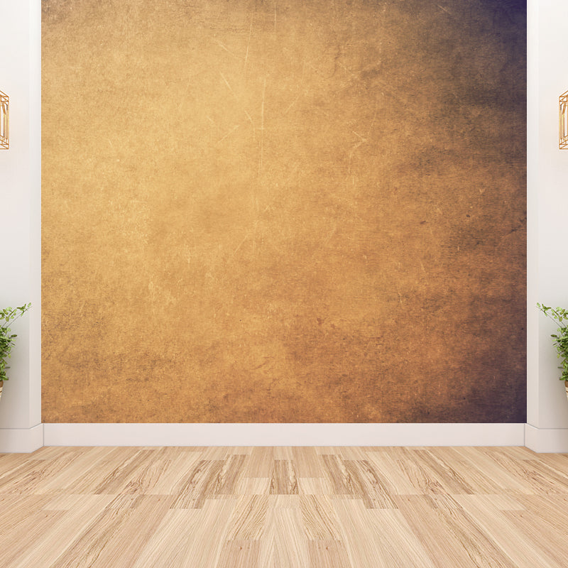 Full Size Rusting Metal Mural House Interior Abstract Wall Decor in Dark Color, Waterproof Clearhalo 'Wall Decor' 'Wall Mural' 1757454