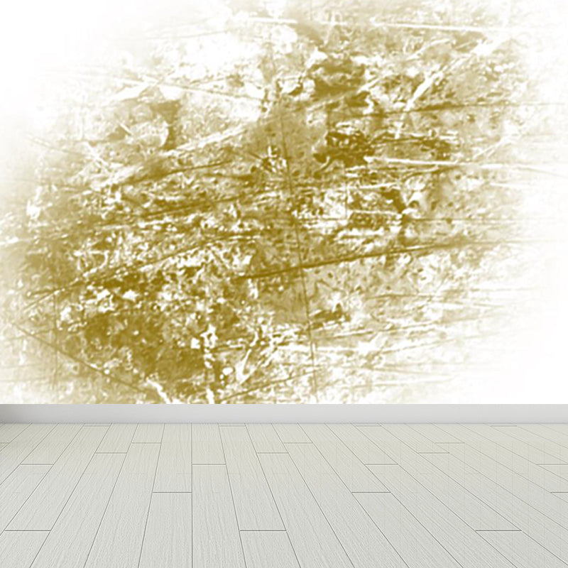 Full Size Rusting Metal Mural House Interior Abstract Wall Decor in Dark Color, Waterproof Clearhalo 'Wall Decor' 'Wall Mural' 1757459