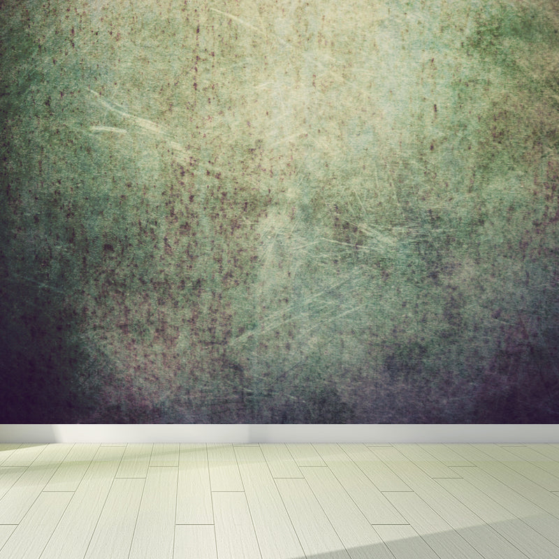 Full Size Rusting Metal Mural House Interior Abstract Wall Decor in Dark Color, Waterproof Pewter Clearhalo 'Wall Decor' 'Wall Mural' 1757462