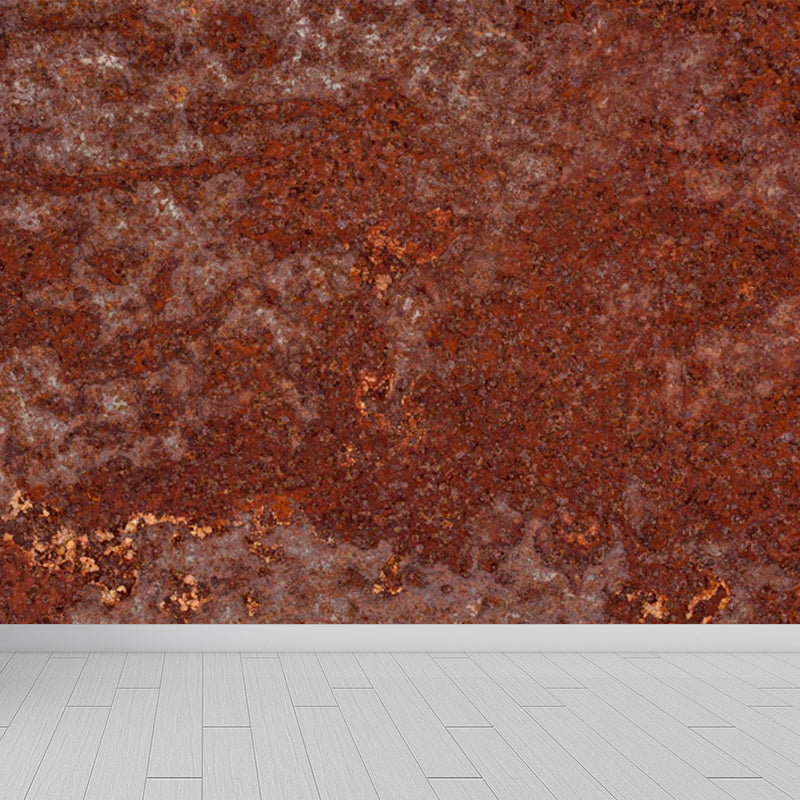 Cyberpunk Rust Look Wallpaper Mural Dark Color Living Room Wall Art, Made to Measure Clearhalo 'Wall Decor' 'Wall Mural' 1757484