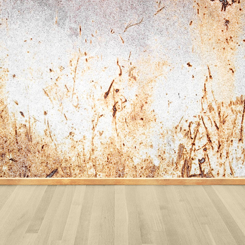 Cyberpunk Rust Look Wallpaper Mural Dark Color Living Room Wall Art, Made to Measure Clearhalo 'Wall Decor' 'Wall Mural' 1757493