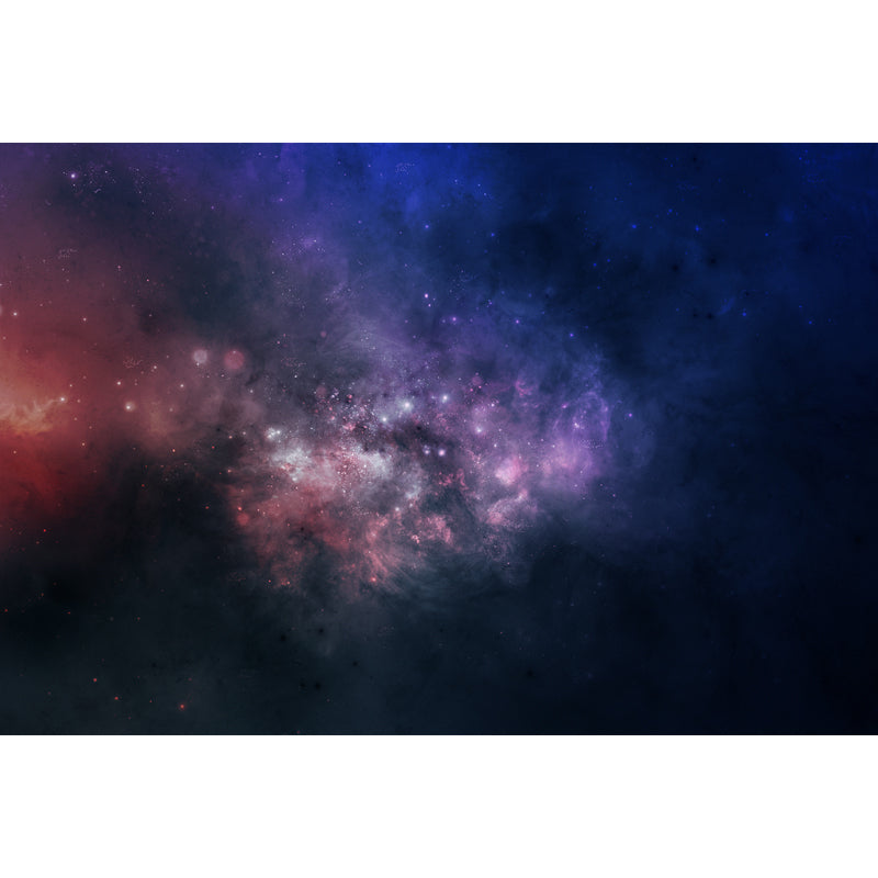 Space Milky Way Mural Wallpaper Contemporary Non-Woven Cloth Wall Art in Dark Color Clearhalo 'Wall Decor' 'Wall Mural' 1758048