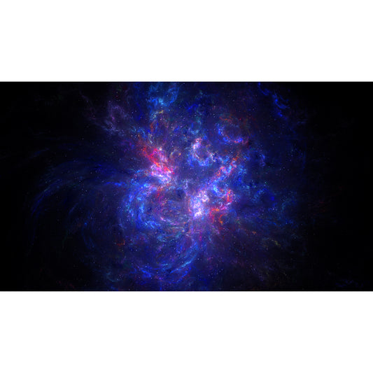 Space Milky Way Mural Wallpaper Contemporary Non-Woven Cloth Wall Art in Dark Color Clearhalo 'Wall Decor' 'Wall Mural' 1758058