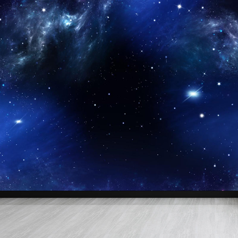 Large Starry Sky Wall Mural Waterproof Modern Living Room Wall Decor in Dark Color Clearhalo 'Wall Decor' 'Wall Mural' 1758072