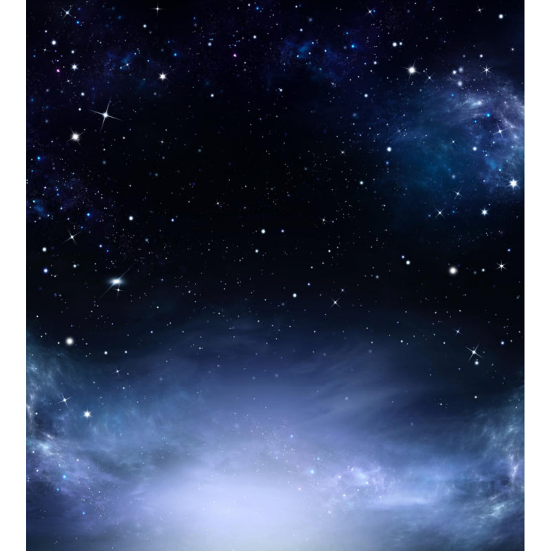 Large Starry Sky Wall Mural Waterproof Modern Living Room Wall Decor in Dark Color Clearhalo 'Wall Decor' 'Wall Mural' 1758078