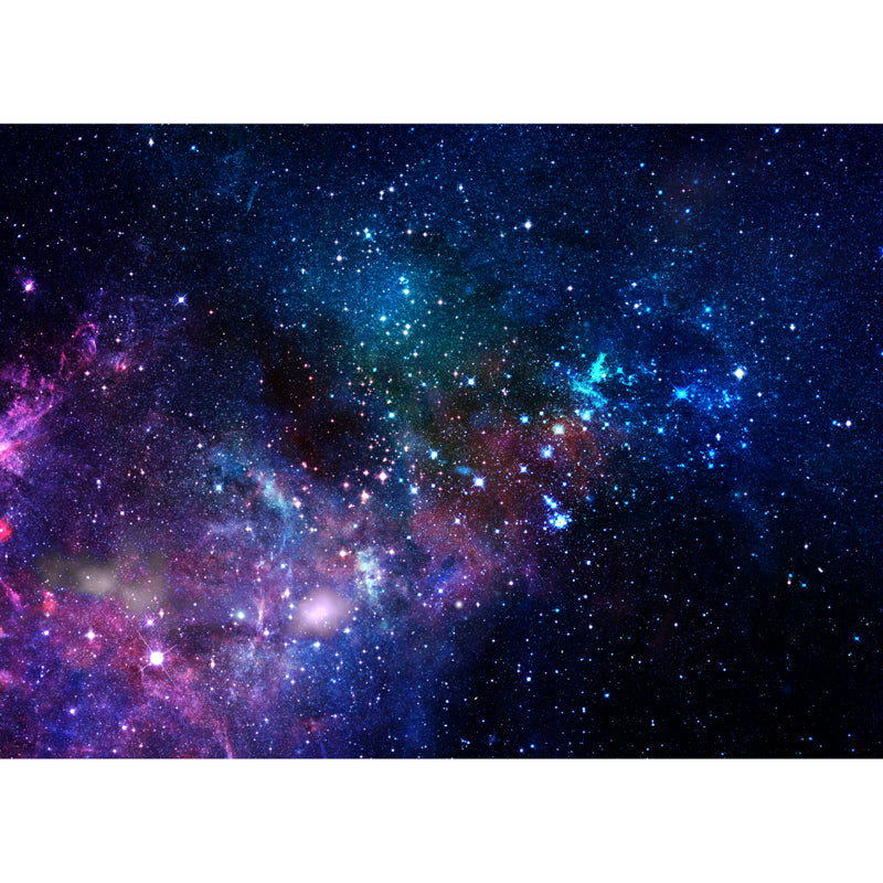 Photography Starry Night Mural Wallpaper Full Size Wall Covering for Room, Custom Print Clearhalo 'Wall Decor' 'Wall Mural' 1758113