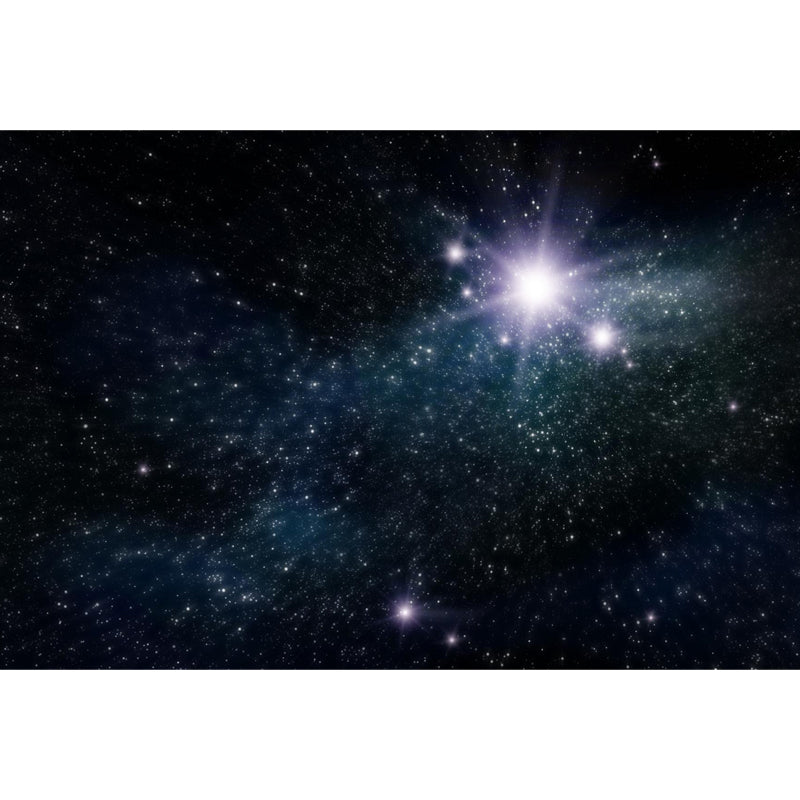 Night Sky Galaxy Printed Mural Decal Dark Color Modern Wall Decor for Kids Bedroom Clearhalo 'Wall Decor' 'Wall Mural' 1758143