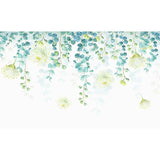 Illustration Botanical Wallpaper Mural for House Interior, Soft Color, Custom Made Clearhalo 'Wall Decor' 'Wall Mural' 1758173