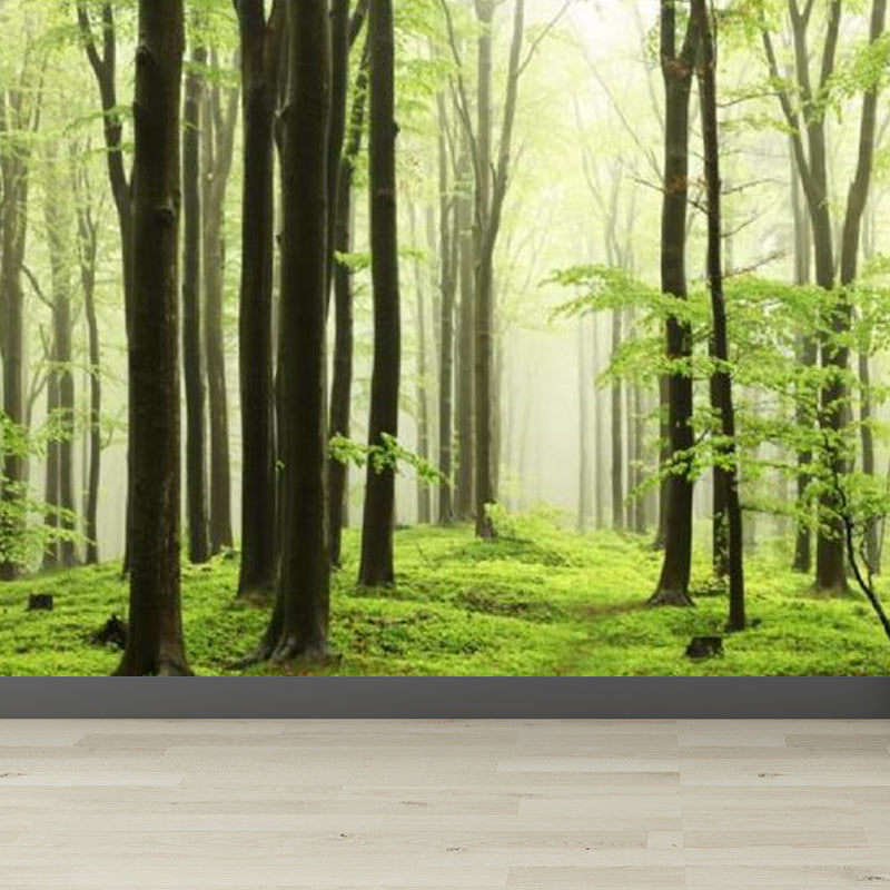 Modern Style Scenery Mural Decal Non-Woven Waterproofing Pastel Wall Art for Home Clearhalo 'Wall Decor' 'Wall Mural' 1758221