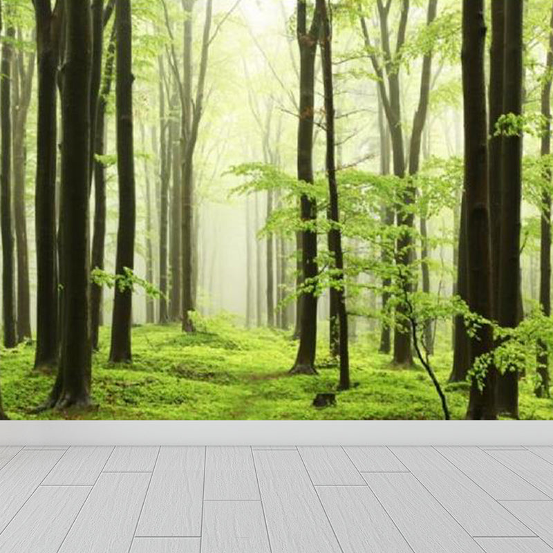 Modern Style Scenery Mural Decal Non-Woven Waterproofing Pastel Wall Art for Home Clearhalo 'Wall Decor' 'Wall Mural' 1758222