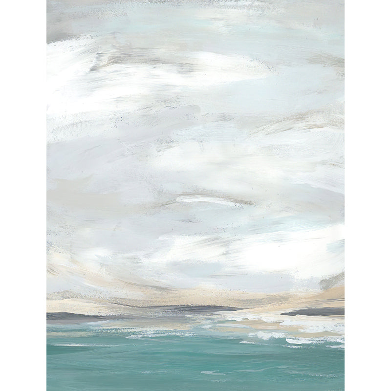 Modern Style Scenery Mural Decal Non-Woven Waterproofing Pastel Wall Art for Home Clearhalo 'Wall Decor' 'Wall Mural' 1758233