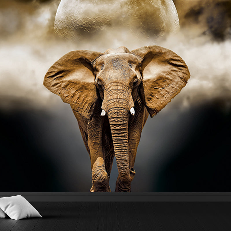 Modern Style Scenery Mural Decal Non-Woven Waterproofing Pastel Wall Art for Home Clearhalo 'Wall Decor' 'Wall Mural' 1758237