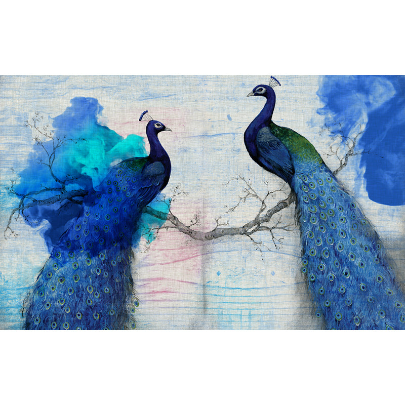 Geometry Wall Covering Mural Soft Color Contemporary Wall Art for House Interior Clearhalo 'Wall Decor' 'Wall Mural' 1758293