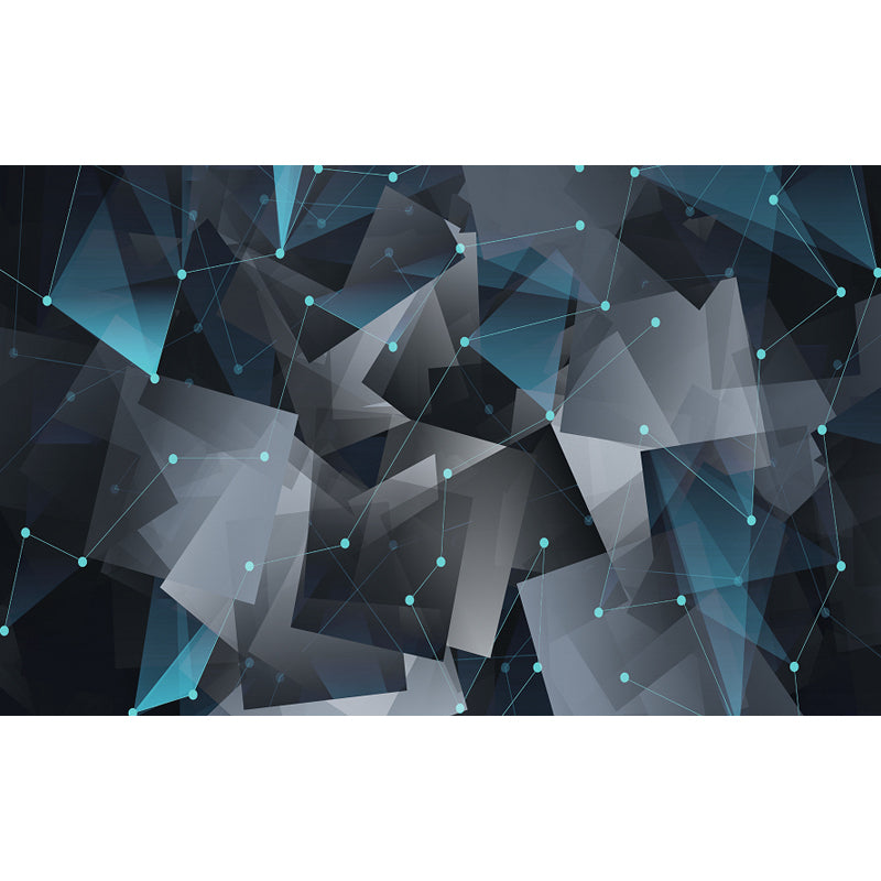 Geometry Wall Covering Mural Soft Color Contemporary Wall Art for House Interior Clearhalo 'Wall Decor' 'Wall Mural' 1758308