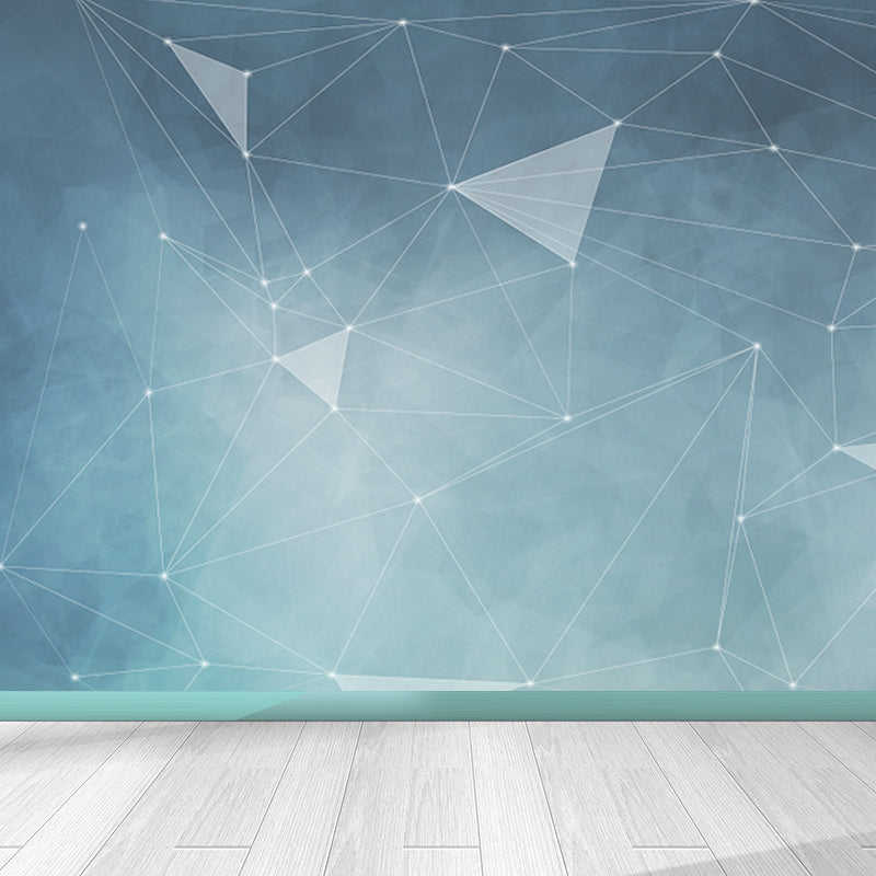 Geometry Wall Covering Mural Soft Color Contemporary Wall Art for House Interior Clearhalo 'Wall Decor' 'Wall Mural' 1758311