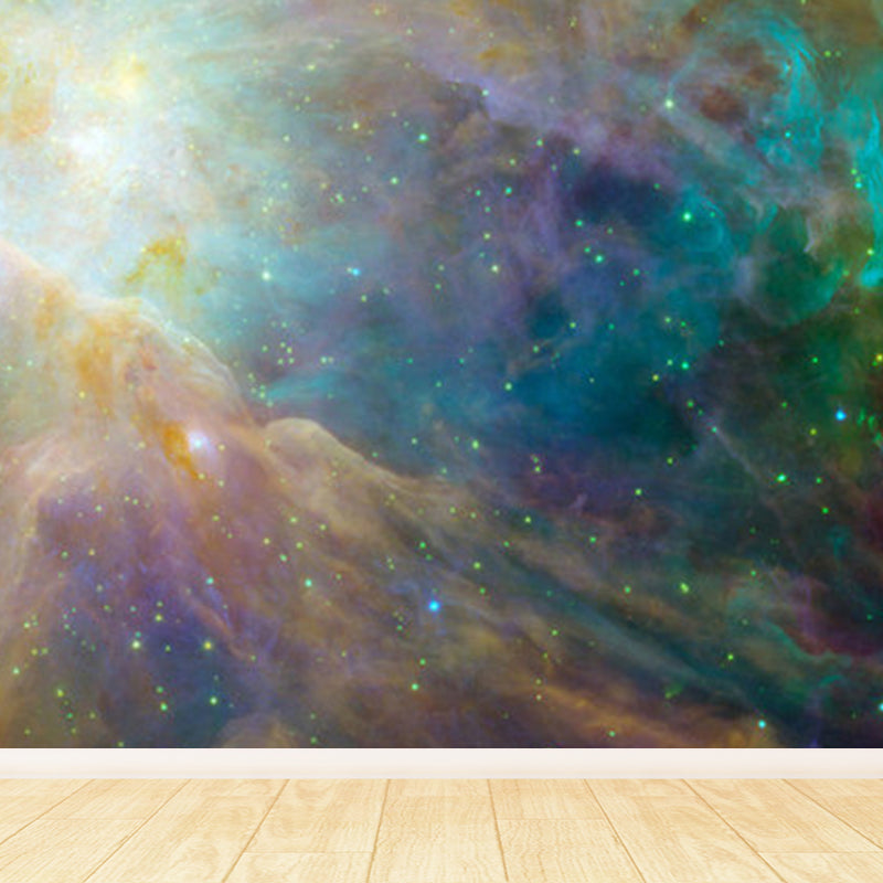 Stain Resistant Sky Scenery Mural Decal Non-Woven Modern Wall Decor for Girls Room Clearhalo 'Wall Decor' 'Wall Mural' 1758321