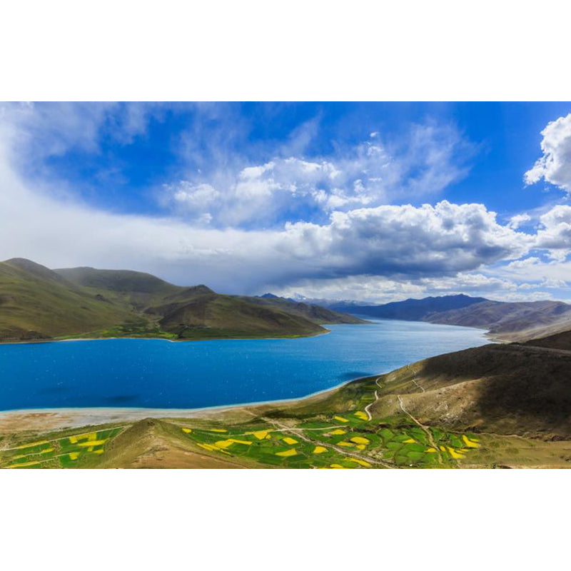 Sky Scenery Mural Decal Modern Decorative Kitchen Wall Covering, Made to Measure Clearhalo 'Wall Decor' 'Wall Mural' 1758343