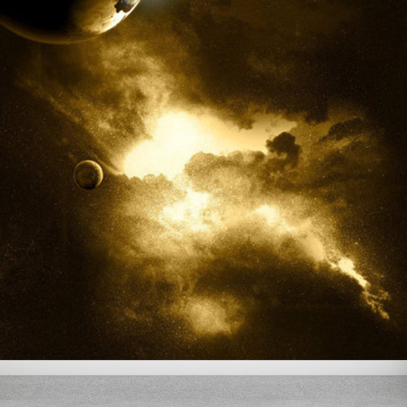 Sky Scene Wall Mural Contemporary Ornamental Dining Room Wall Decor, Personalized Clearhalo 'Wall Decor' 'Wall Mural' 1758381