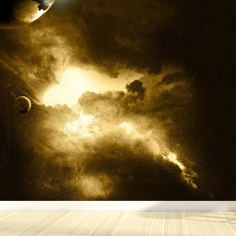 Sky Scene Wall Mural Contemporary Ornamental Dining Room Wall Decor, Personalized Clearhalo 'Wall Decor' 'Wall Mural' 1758382