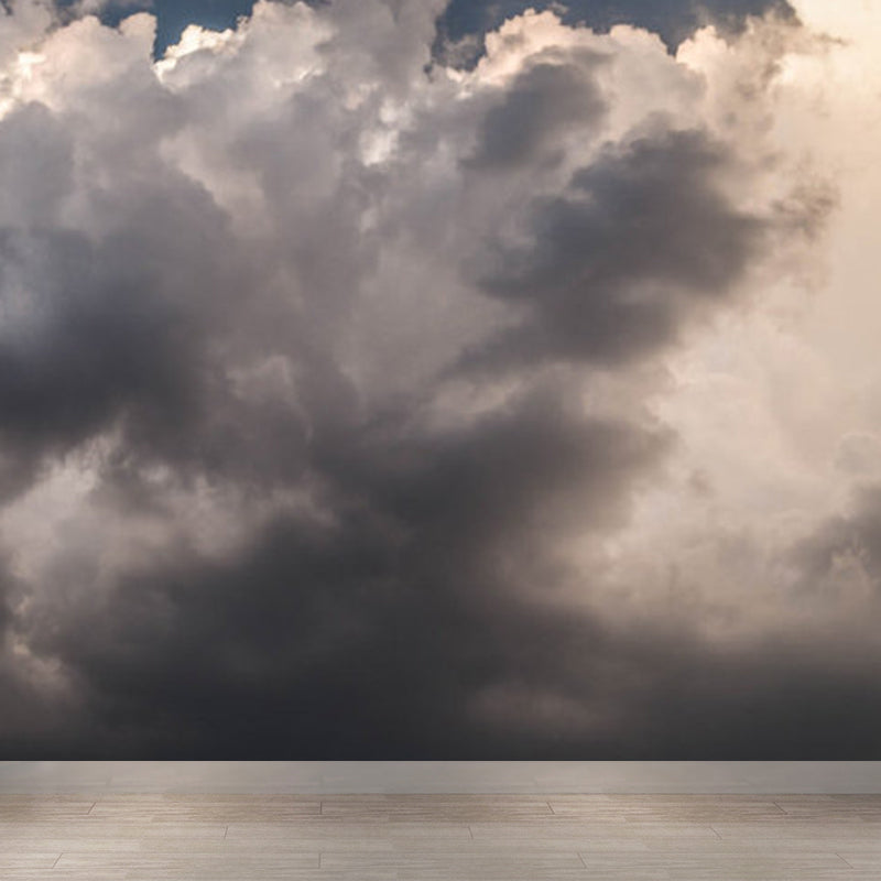 Stain-Proofing Sky View Wall Mural Non-Woven Cloth Contemporary Wall Art for Living Room Clearhalo 'Wall Decor' 'Wall Mural' 1758406