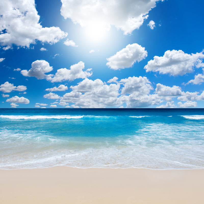 Modern Serene Sky Mural Wallpaper Non-Woven Stain-Proof Light Color Wall Art for Boys Room Clearhalo 'Wall Decor' 'Wall Mural' 1758423