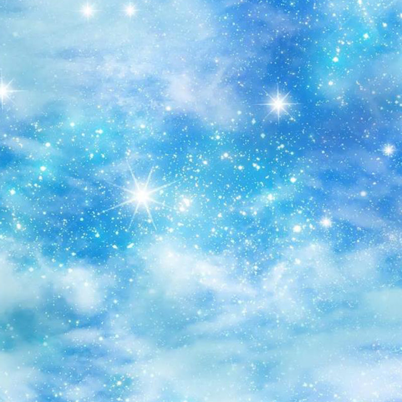 Modern Serene Sky Mural Wallpaper Non-Woven Stain-Proof Light Color Wall Art for Boys Room Clearhalo 'Wall Decor' 'Wall Mural' 1758433