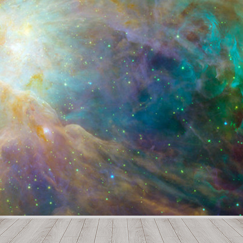 Modern Sky Scenery Mural Decal Pastel Color Dining Room Wall Covering, Personalized Clearhalo 'Wall Decor' 'Wall Mural' 1758447