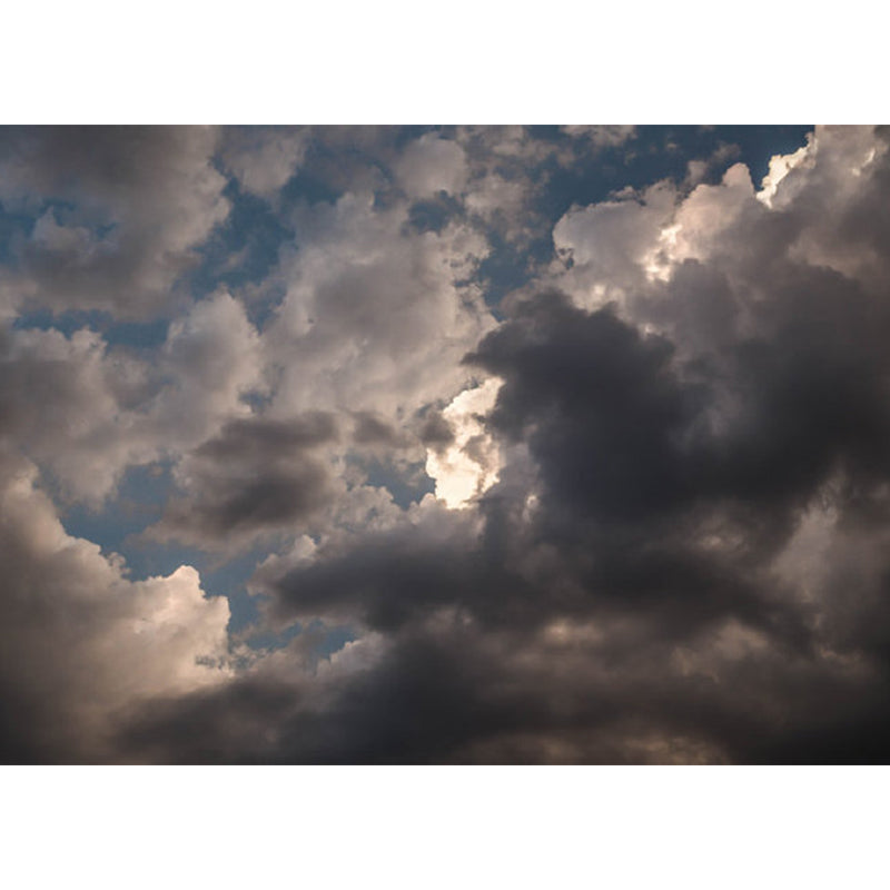 Modern Sky Scenery Mural Decal Pastel Color Dining Room Wall Covering, Personalized Clearhalo 'Wall Decor' 'Wall Mural' 1758463